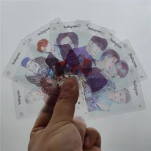 8 sztuk zestaw pocztówka Album ATEEZ kolekcja HD fotokartka karty Lomo nowości Self Made LOMO Transparent Photocard tanie tanio CN (pochodzenie) HR9PKC02A66492 6 lat Kpop