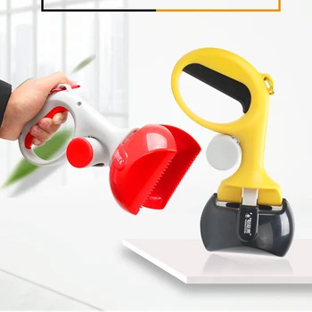 

Pet Pooper Scooper Jaw Poop Scoop Clean Pick Up Animal Waste Dog Cat Waste Picker Puppy Outdoor Travel Cleaning Tool