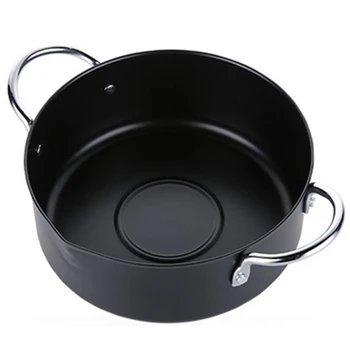 

Tempura Frying Pot Japanese Style Deep Fryer Convenient Frying Pots with Oil Filter Rack Multi-Function Fryer Non-Stick Pot Kitc