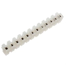 1 pcs 12-Position Wire Connector Plastic Barrier Terminal Block 10A DropShipping Top Sale