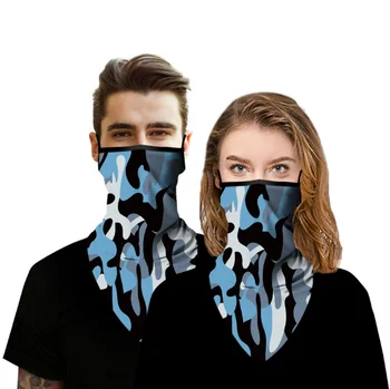 

Women Men Face Scarf Multi Functional Windproof Scarves Camouflage Sunshade Sweatband Hairband Cycling Mask Face Neck Bandana