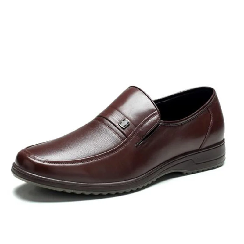 

Goldberg 2018 New Style Men Versatile Foot Covering Lazy MEN'S SHOES Business Casual First Layer Soft Surface Cowhide Leather Sh