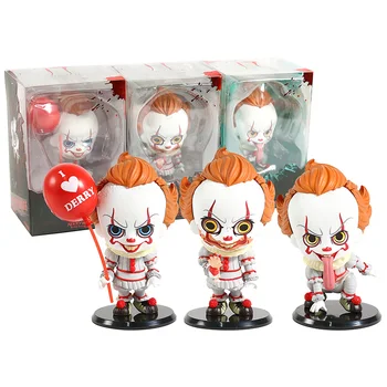 

Hot Toys Cosbaby IT Chapter 2 Pennywise PVC Figure Bobble Head Doll Toy Figurine
