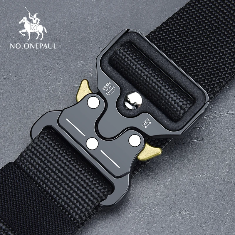 Permalink to Nylon Tactical belt Military high quality men’s training belt metal multifunctional buckle outdoor Battle sports new Alloy