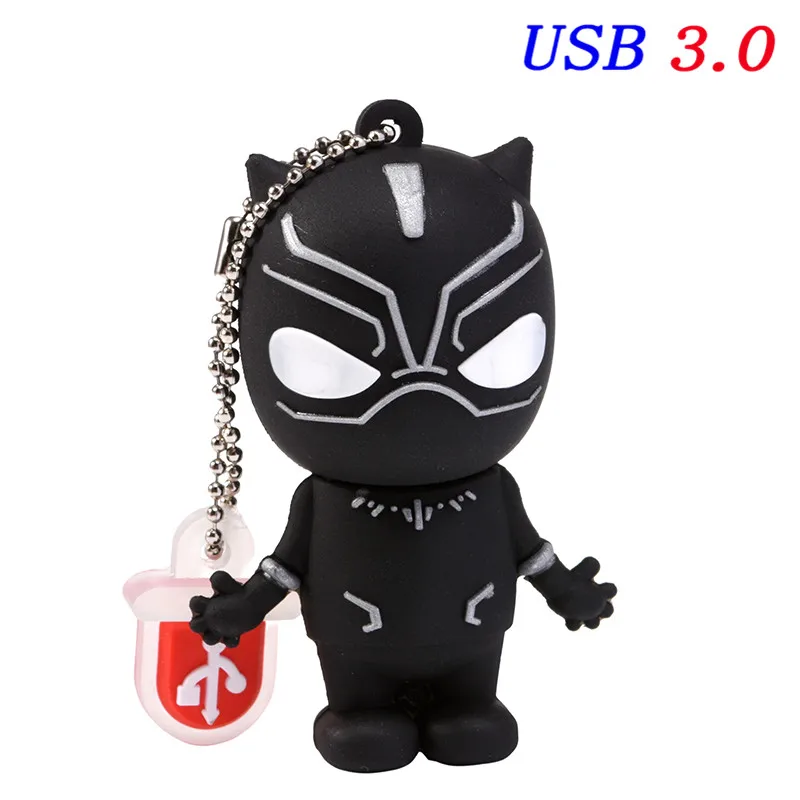 JASTER USB 3,0 мультфильм Marvel Человек-паук серия высокоскоростной креативный u-диск 64 ГБ 32 ГБ 16 ГБ 8 ГБ 4 ГБ USB 3,0 Поддержка видео свадьба - Цвет: A