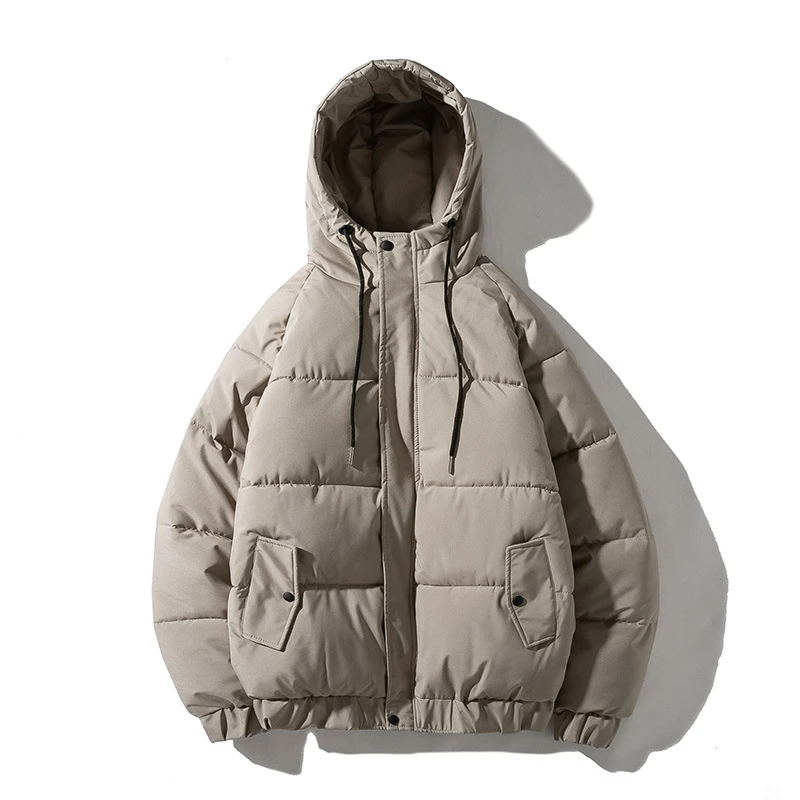 

2019 Winter Parkas Coat Men Plus Size 3XL Short Style Puffer Jacket Thicken Warm Mens Parka Outwear Cotton Padded Hooded Coat