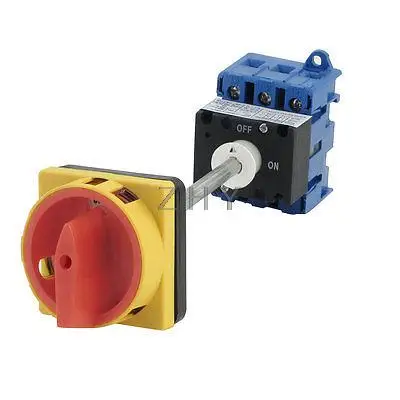 

AC690V AC220V AC440V 380V 40A ON/OFF 6 Screw Terminals Rotary Changeover Switch