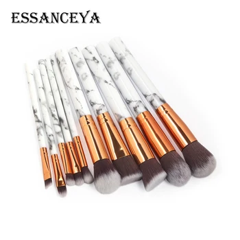 

ESSANCEYA 7/10/20Pcs Marble Pattern Makeup Brush for Cosmetic Powder Foundation Eyeshadow Make Up Brushes Set Beauty Tools Kits