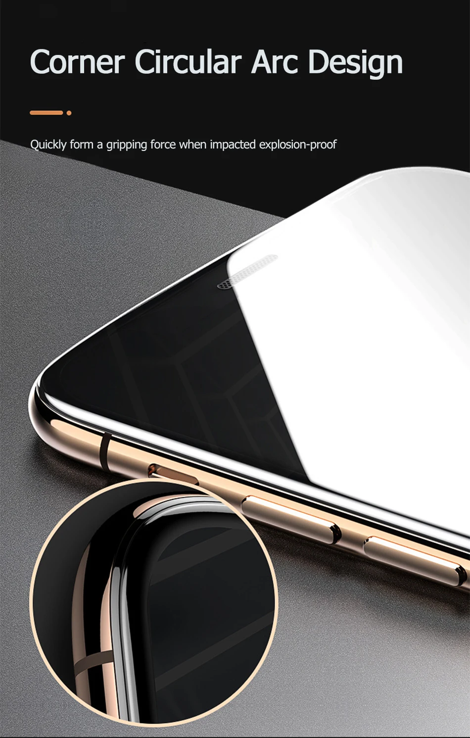 Benks VPRO 3D полное защитное закаленное стекло для IPhone 11 Pro Max изогнутые края 0,3 мм ультра-тонкая защитная пленка для переднего экрана мягкая пленка