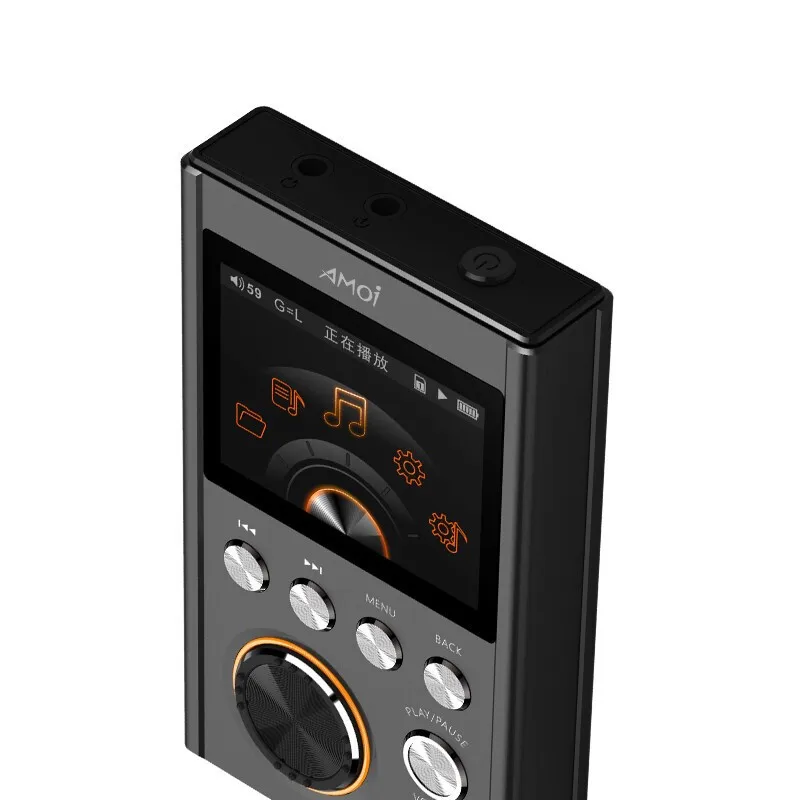Музыкальный плеер Портативный hifi без потерь DSD64 аппаратное декодирование работающий драйвер 24 бит/192 кГц " экран металлический MIPS+ DSP Автомобильный mp3 плеер