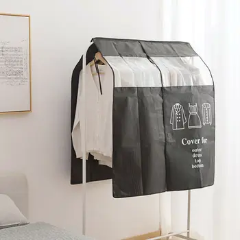 

Hanging Garment Bag Dust-Proof Clothes Cover Jackets Dress Closet Storage US