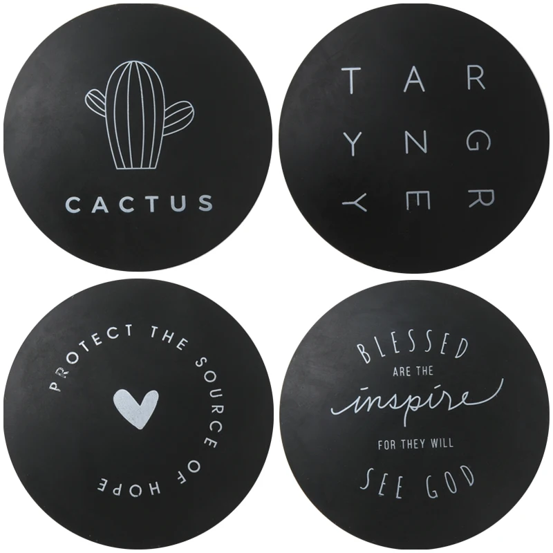 4Pcs/Lot Self-adhesive Door Stopper Doorknob Mute Fenders Lock Protective Pad Door Crash Pad Wall Protector Savor Handle Bumpers