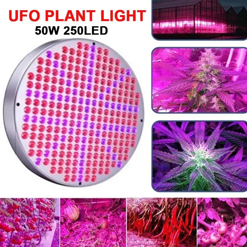 

Grow Light Panel 250LED Plants Growth Light Led Grow Light Energy Saving Full Spectrum Indoor Vegetables High Brightness