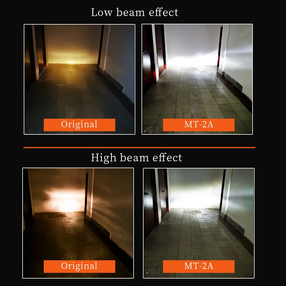 YM E-Bright светодиодный csp мотоциклетный налобный фонарь H4 1860 M2A дальний/ближний свет светодиодный лампы 1500LM фара Алюминиевый самокат автоцикл 6500K