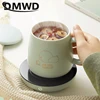DMWD Portable Electric Hot Plate Baby Milk Warmer Tea Coffee Water Heater Heating Cup Pad Thermostat Coaster For Office 220V 4