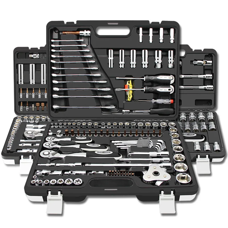 

Sleeve Tube Set Ratchet Wrench Garage Combination Car Maintenance Car Versatile Repair Kit Multi-functional