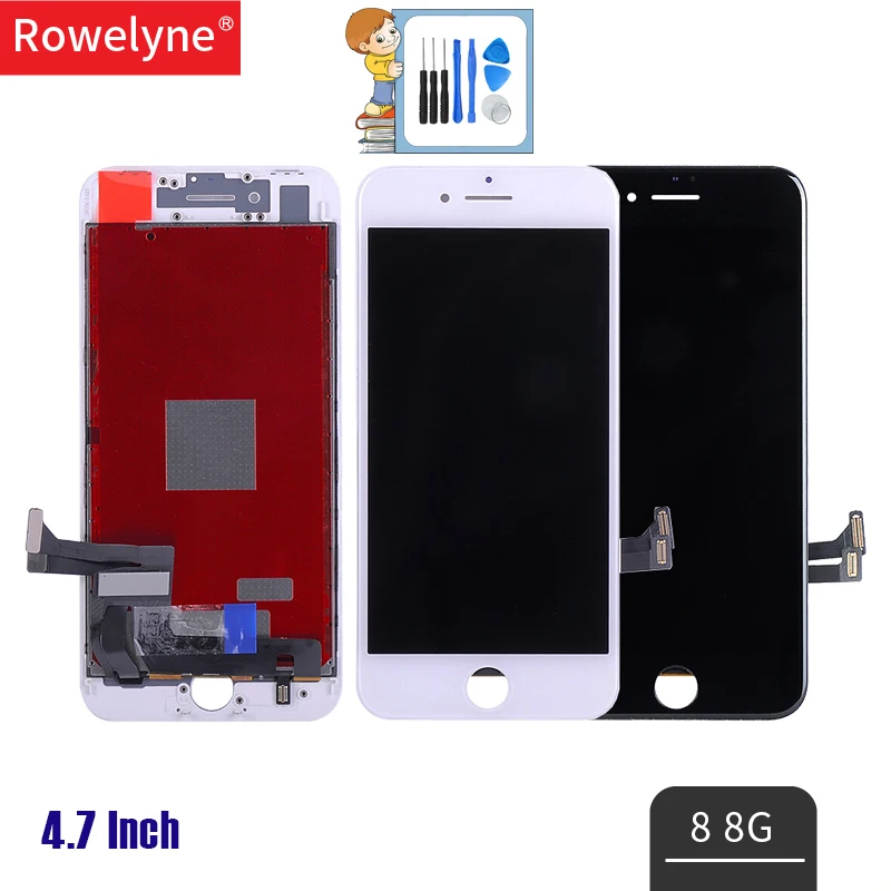 

Top Quality for IPhone 8 8 Plus LCD Display 3D with Touch Screen Digitizer Assembly Replacement Parts for Apple 4.7 / 5.5 Inch