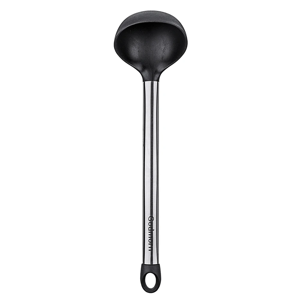 Silicone Kitchen Cooking Set Stainless Steel Cooking Set with Plastics Holder Egg beater Colander Soup spoon Kitchen Accessories
