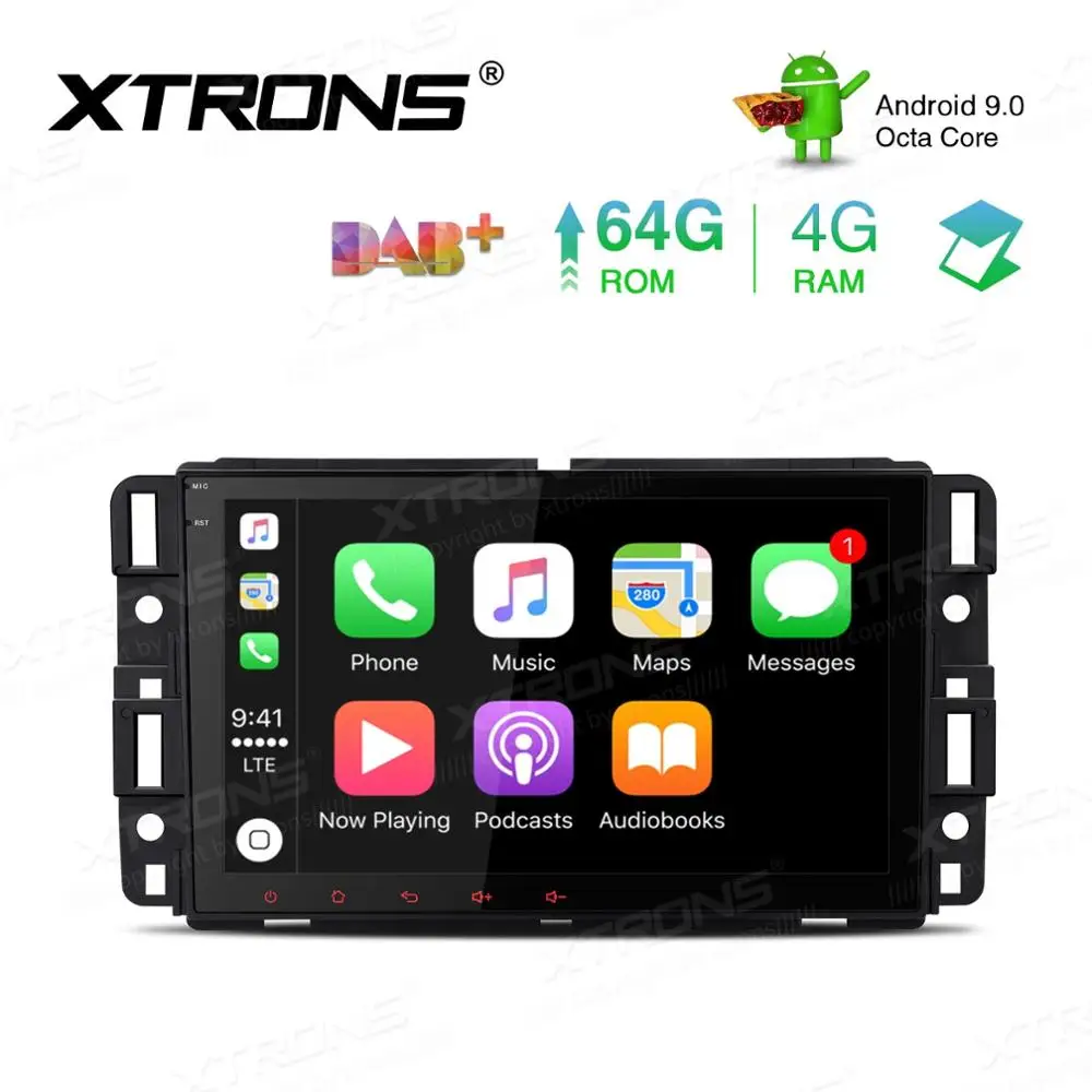 " Android 9,0 Pie OS Автомобильная Мультимедийная навигация gps Радио Для Hummer H2 2008-2009 с автопроигрыванием/Android Поддержка авто функций