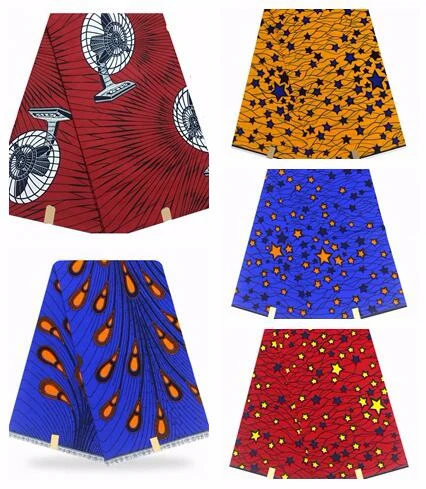 

High Quality Cotton Fabric African Wax Cloth Veritable Wax Ankara Dutch Dutch Wax African Fabric For Nigeria Party Dress