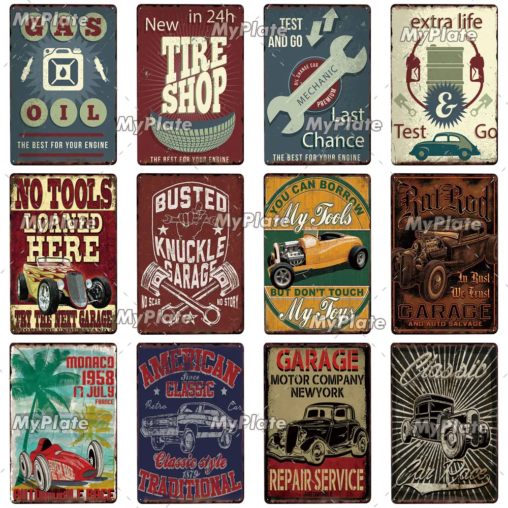 Моторное масло металлический знак винтажная табличка жестяная вывеска