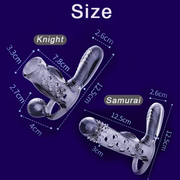 Male Penis Ring Vibrators Sleeve for Penis Prostate Massage Delay Enlargement, Adult Toys Sex Shop Sexules Toys for Men a Couple 3