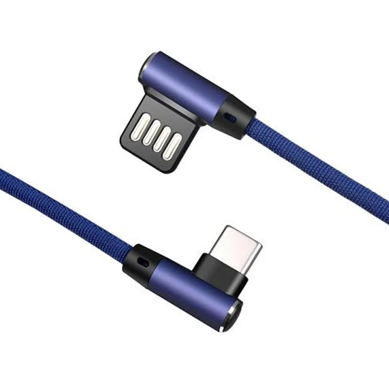 Кабель USB Type-C в нейлоновой оплетке 90 градусов | Мобильные телефоны и аксессуары