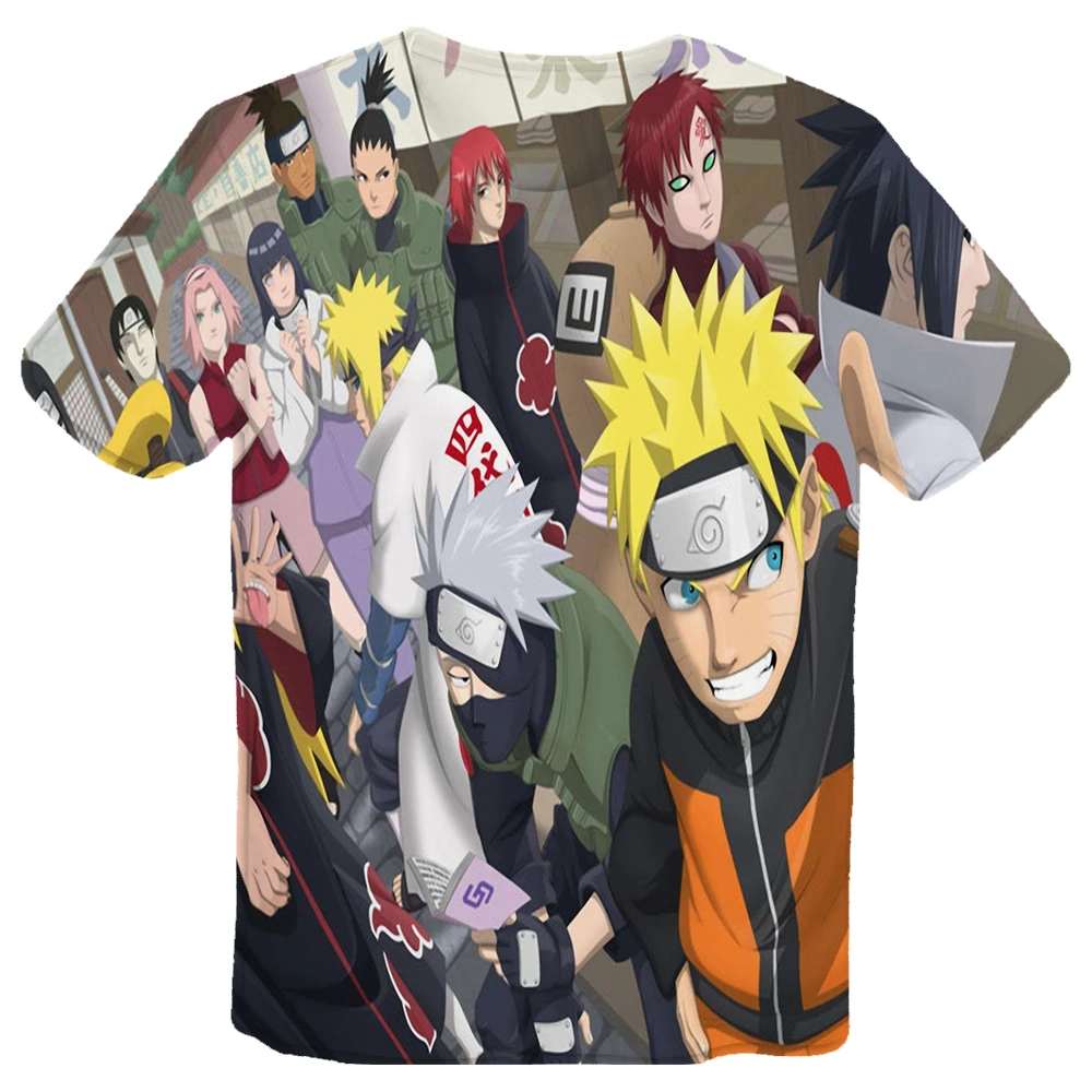 Naruto shirt11 Футболка для женщин и мужчин, Осень-зима, новинка, блузка, рубашка, Наруто, аниме, футболка, Повседневная футболка, короткий рукав, хлопковые топы, футболка для мальчиков - Цвет: Naruto shirt11
