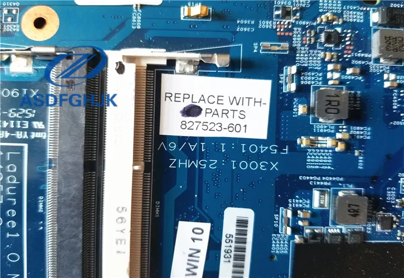 astounding  FOR HP ENVY X360 15-W 001 M6-W Laptop Motherboard 827523-601 w/ I7-7500U SR2ZV CPU DDR3 14257-2