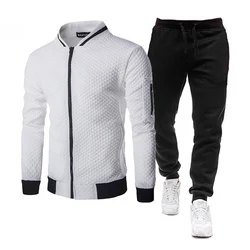 Veste à capuche surdimensionnée pour homme, uniforme de Baseball, survêtement + pantalon, ensemble de 2 pièces, vêtements de sport pour homme, Locomotive 