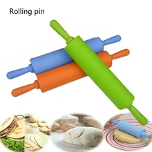 Домашний кухонный инструмент, простая работа, пельменты для торта, тесто, антипригарная скалка для помадки с силиконовыми здоровыми материалами