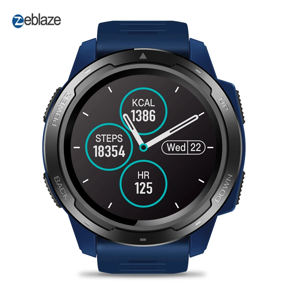 

New Zeblaze VIBE 5 IP67 Waterproof Heart Rate Long Battery Life Color Display Screen Multi-sports Modes Smart Watch Men