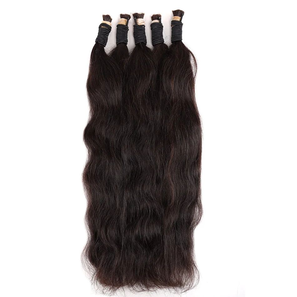 Human Braiding Hair Bulk No Weft Extensions 100g 100% Brazilian Remy Human Hair Bulk Bundles by Ali-beauty
