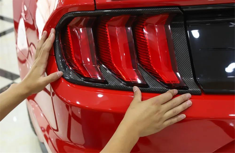 Для Ford Mustang up Автомобильный задний фонарь украшение крышка задние каркасы фонарей автомобильные Внешние аксессуары Стайлинг