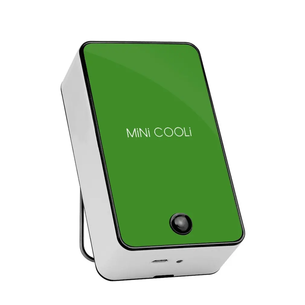 

Mini Handheld Air Conditioner Small Fan Usb Cooling Rechargeable Portable Student Handheld Leafless Small Electric Fan