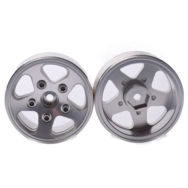 

Hot 4Psc 1.9 Inch Heavy Duty Beadlock Alloy Wheel Rim for 1/10 Scale RC Car Crawler for Axial SCX10II D90 D110 CC01