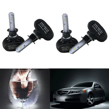 

For Acura RSX 2002 2003 2004 4x H1 LED Headlight Combo High & Low Beam Bulbs Kit