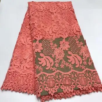 

African Lace Fabric 2019 3 D Embroidered Nigerian Laces Fabric Bridal High Quality French Tulle Lace Fabric For Women Dress