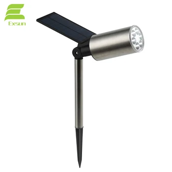 

LED Stainless Steel Material Landscape Garden Lawn Solar Lamps 6pc SMD Outdoor solar led light