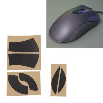

New Hotline Games Mouse Skates Side Stickers Sweat Resistant Pads Black Anti-slip Tape For Razer DeathAdder V2 Mouse C26