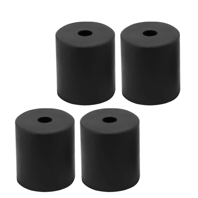 4/5PCS 3d printer High Temperature Blcak Silicone Solid Spacer Hot Bed Leveling Column  short For CR-10/ CR10S Ender-3 Pro MK3 Black