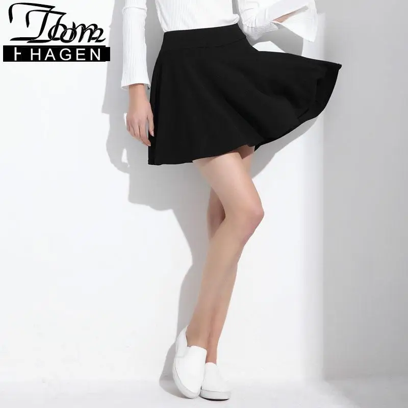 Летняя мода 2020 Женская плиссированная юбка шорты для девочек сексуальные черные