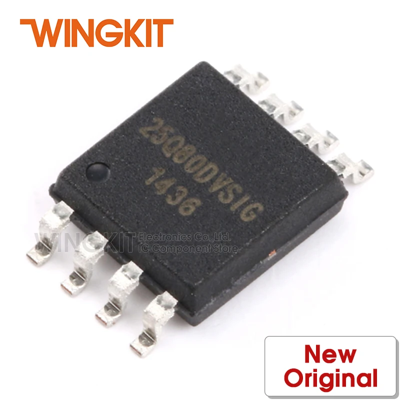 5PCS W25Q80DVSSIG SOIC8 W25Q80DVSS W25Q80DV W25Q80 W25Q / 25Q80DVSIG SOIC-8 3V 8M-Bit Serial Flash Memory with Dual/Quad SPI | Электроника