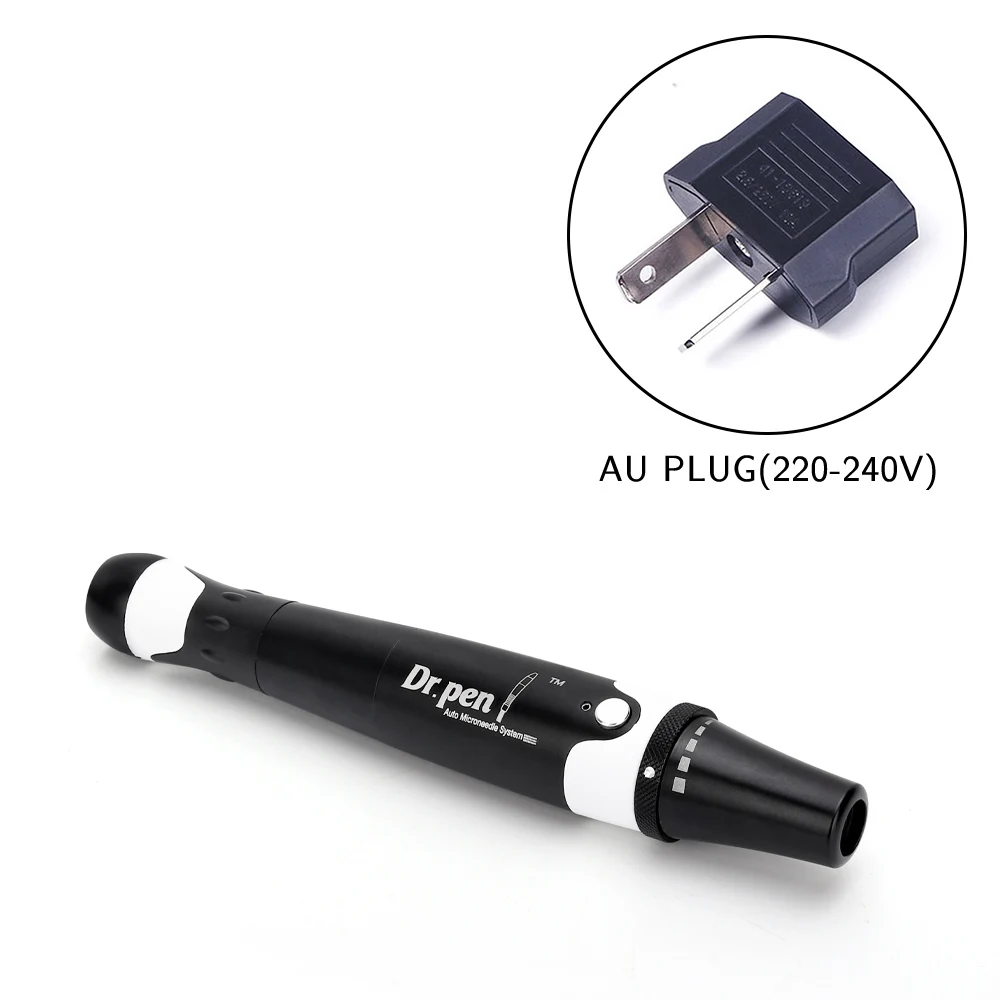AU Plug Ultima A7 микроиглы Дерма ручка Терапия Система роликовых растяжек удаление морщин Dr ручка выпадение волос уход за кожей Красота Инструменты - Цвет: AU Plug