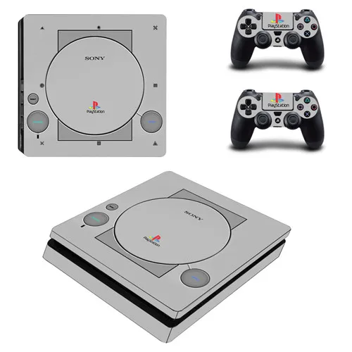 Чистый белый черный серебристый металл PS4 тонкая кожа Наклейка для playstation 4 консоль и контроллер PS4 тонкий скины стикер s винил - Цвет: Оранжевый