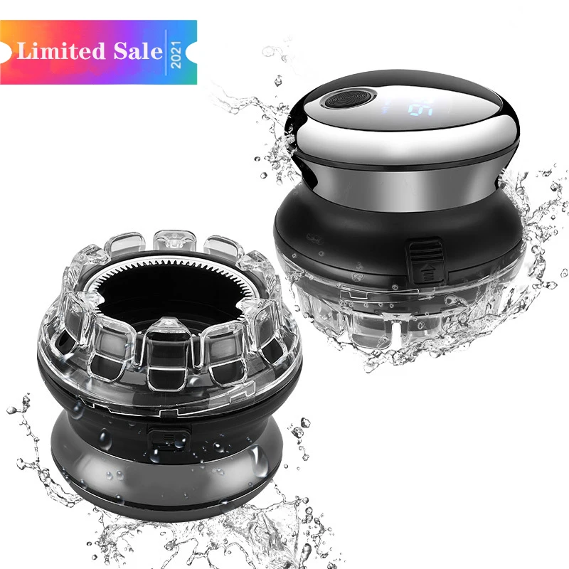 Электробритва портативная бритва с 3 головками сухое и влажное бритье USB-зарядкой