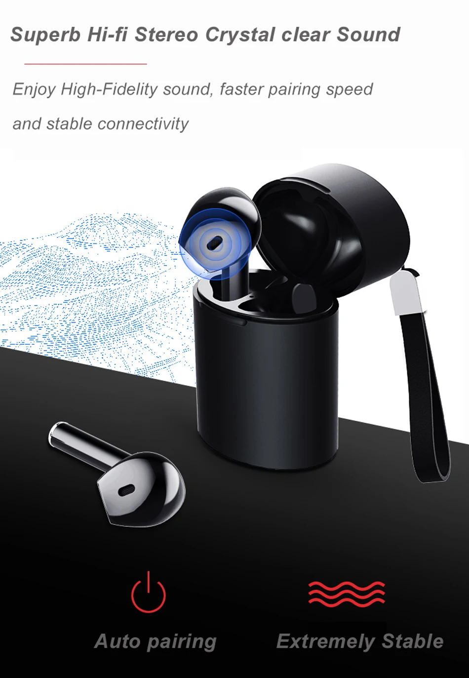 Беспроводные наушники ABDO X10 Tws bluetooth наушники отпечатков пальцев Сенсорный HD стерео настоящие беспроводные наушники спортивные bluetooth 5,0