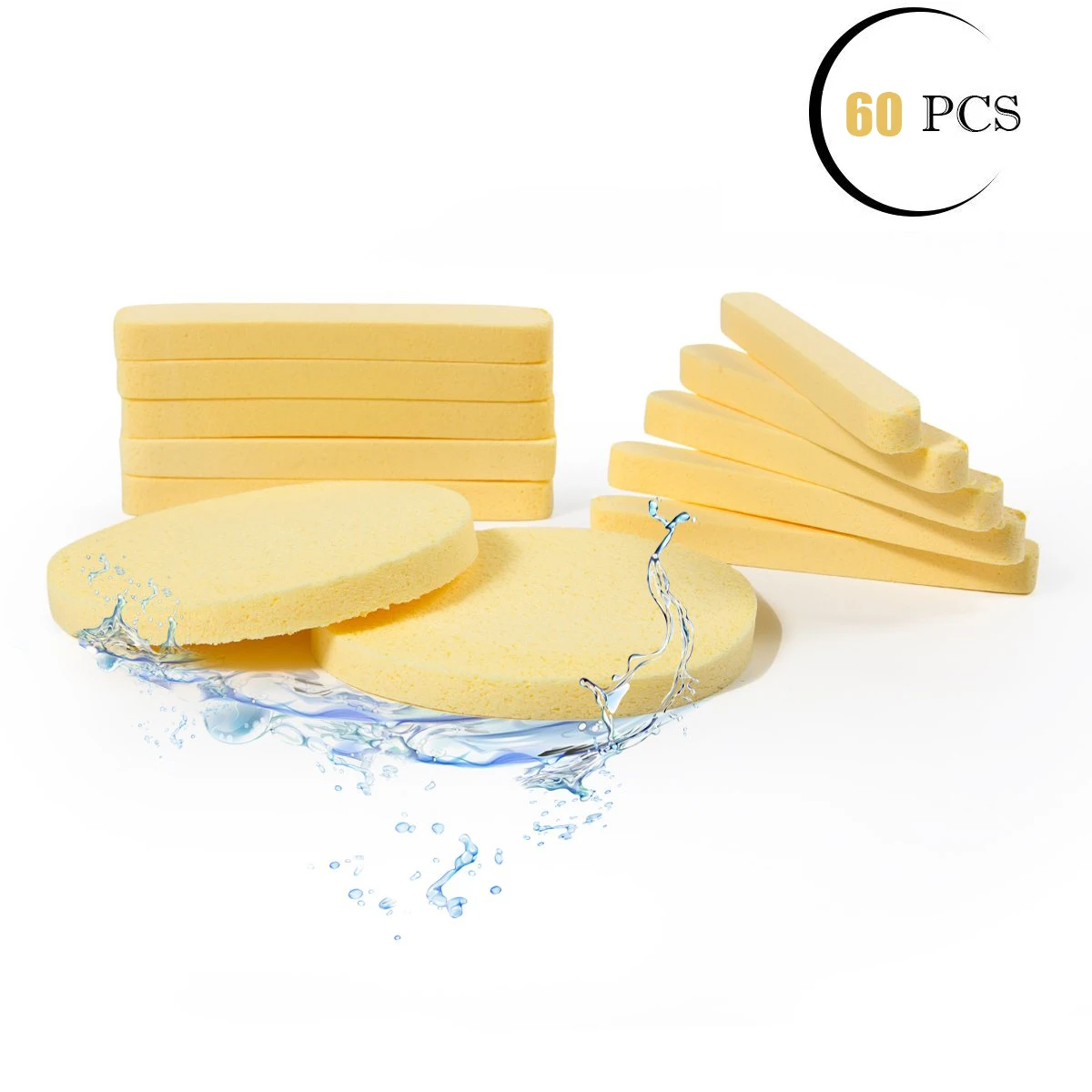 Facial Sponge Compressed PVA Professional Makeup Remover Washing Women Face Sponges Exfoliating Cleansing Spa Pads Clean Puff makeup sponge set makeup sponge powder puff makeup puff makeup puff set powder puff set