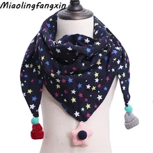 Новинка года; сезон осень-зима; Детский шарф; хлопковый нагрудник для мальчиков; детский шейный платок с рисунком для девочек; bufandas; детский треугольный шарф; Весенняя шаль