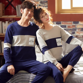 

Summer Men Pyjamas Short Sleeve 100% Cotton Casual Couple Print Pajama Set Sleepwear Suit Plus Size 3XL Homewear Lingerie Pyjama